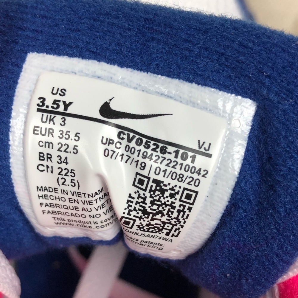 Nike Air Max 90 FlyEase Blue Pink Youth Sneakers - Picture 12 of 12